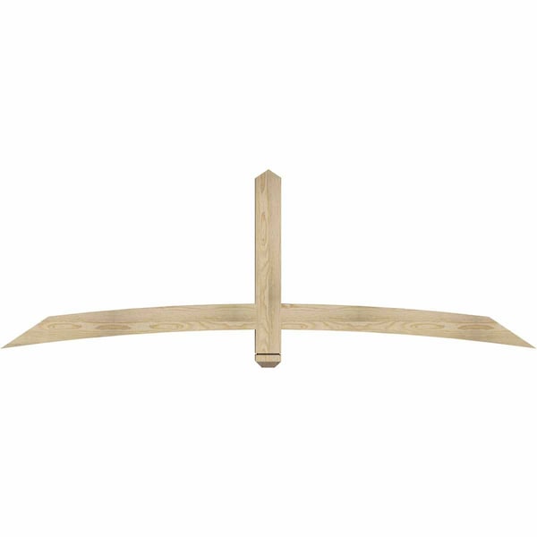 Ekena Millwork Bellingham Rough Sawn Timber Gable Bracket, Douglas Fir, 84"W x 28"H x 4"D x 4"F, 8/12 Pitch GBW084X28X0404BEL00RDF - main